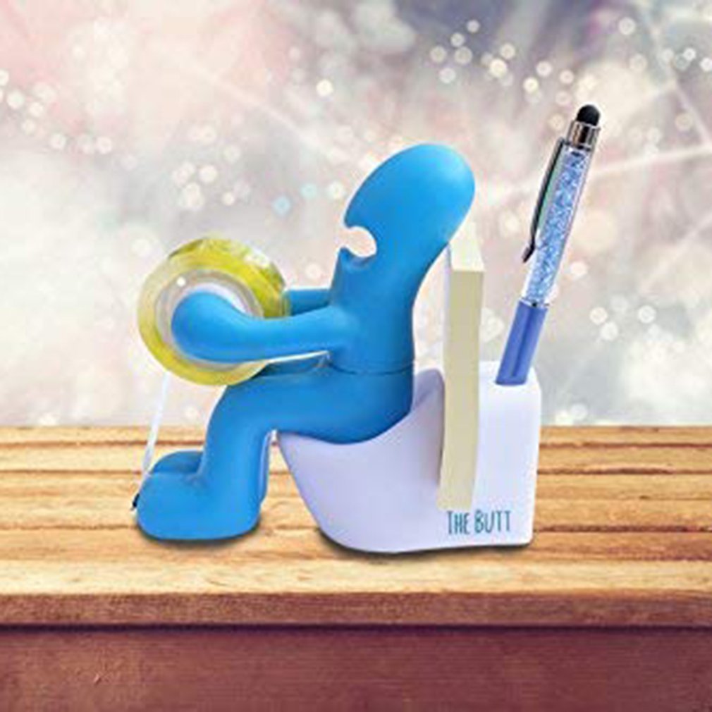 Tape Dispenser and Supply Station Funny Accessory for Office Home or School Adhesive Tape Holder Cool