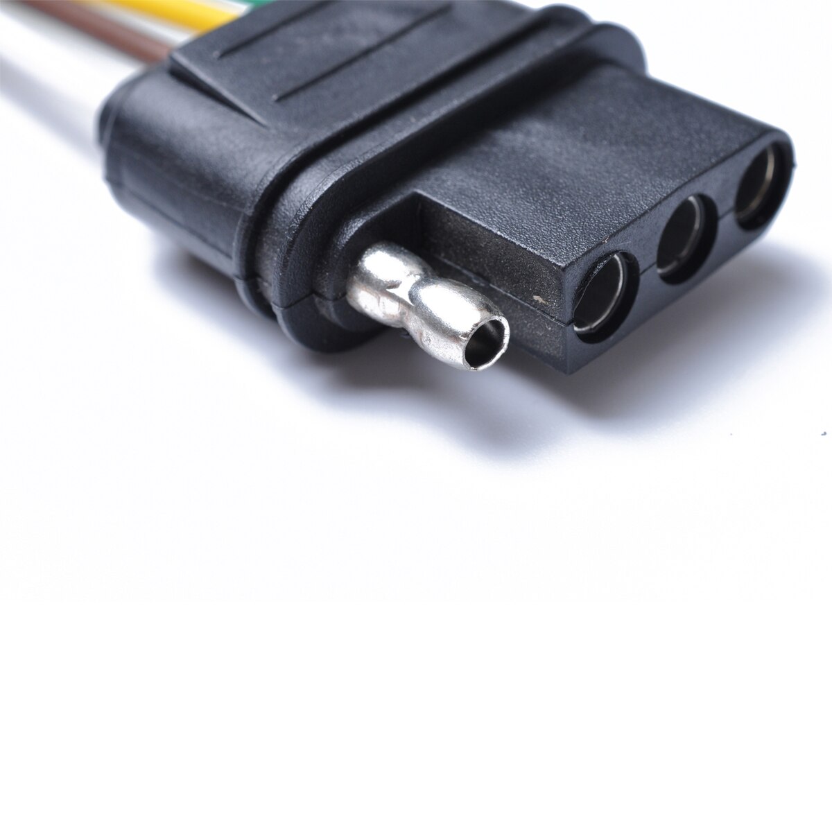 1pcs 4-Way Flat Trailer Socket Plug Wire Harness for Car Trailer Wiring Connector A30