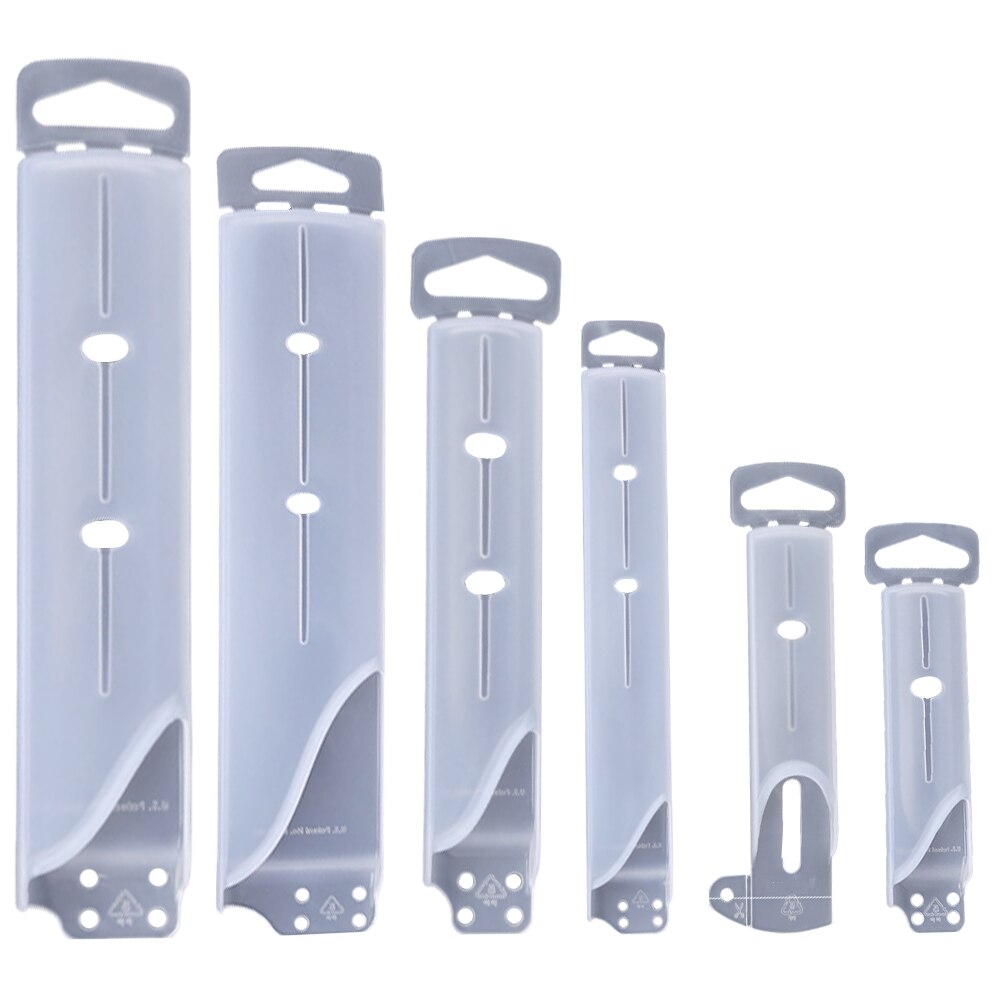 1 Set of 6pcs Plastic Knive Edge Guard Sheath Utility Cover Blades Protector Kitchen Knives Sheath Knives Edge Guards: Default Title