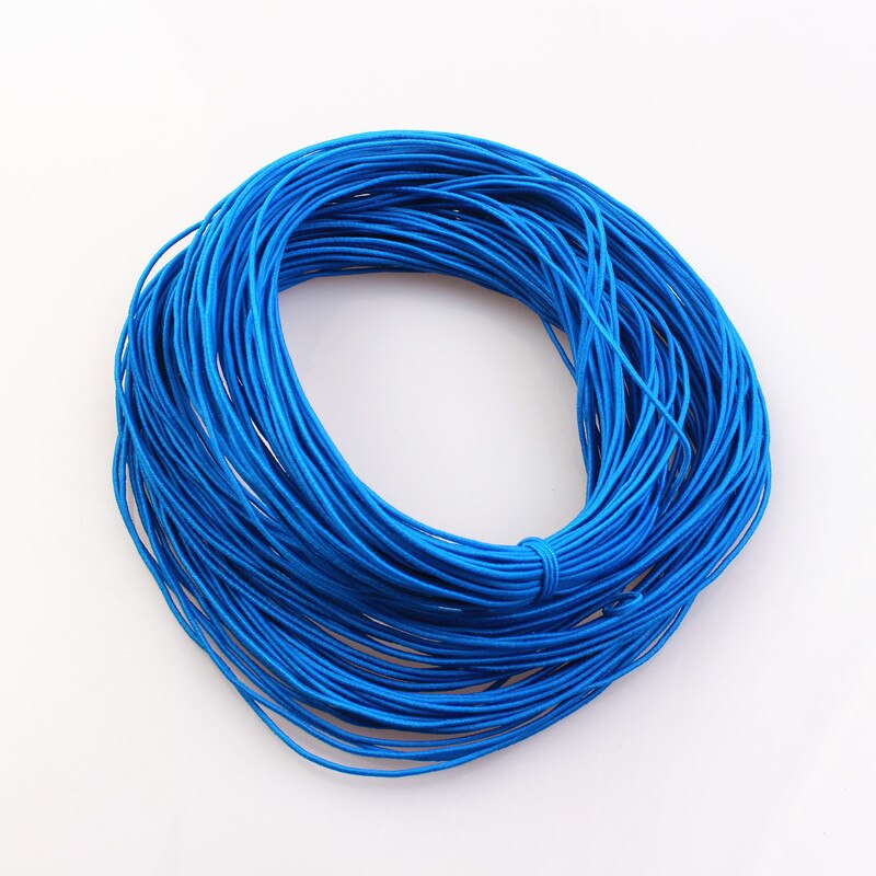 1mm 24M Geflochtene Elastische Schnur Perlen Themen Stretch String Stoff Crafting Schnüre für Schmuck Machen 23 Farben