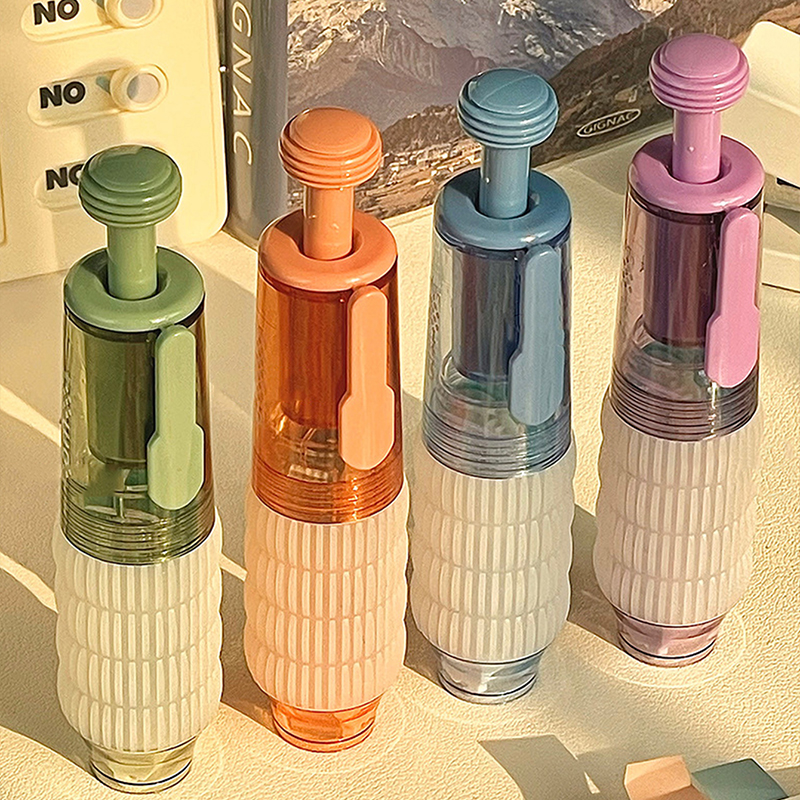 Dispensador de puntos transparente, cinta de doble cara, recambios reemplazables, manual, pegamento de puntos, papelería, suministros escolares y de oficina, papelería