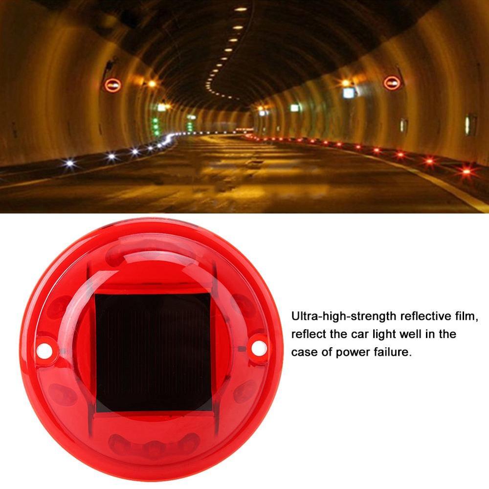 Solar energy warning lights LED Solar Powered Stud Light Round Road Pathway Highway Tunnel Light IP68 Waterproof light