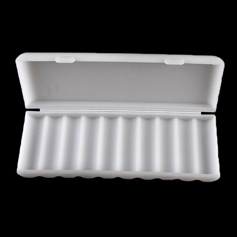 1pc 10 x 18650 batterijhouder, 18650 opbergdoos, witte harde koffer, batterijhouder, organizer, container