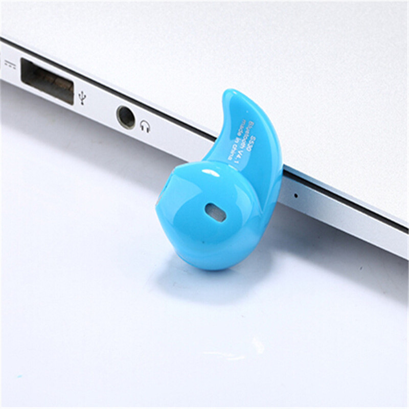 S530 Mini Wireless Bluetooth Kopfhörer in Ohr Sport mit Mic Kopfhörer Kopfhörer Ohrhörer Headset Kopfhörer für iPhone Samsung: Blue