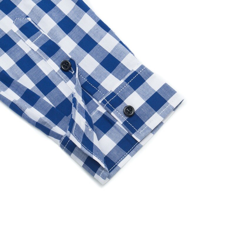 Camisa clásica informal a cuadros de manga larga para hombre, camisa de manga larga de algodón para hombre, camisa a cuadros, camisas de gran tamaño para hombre