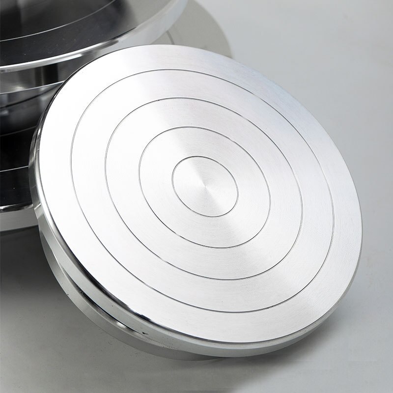 Double Side Sculpture turntable clay sculpture handmade model turntable flower mounting turntable cake turntable aluminum alloy