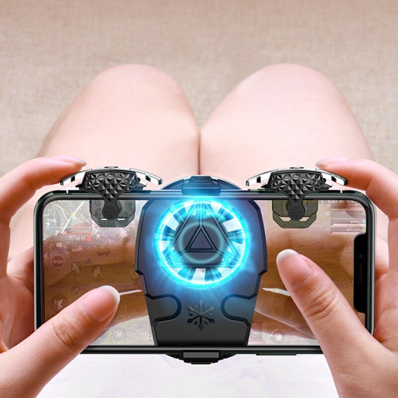 -Mobiele Telefoon Cooler Game Controller Joystick Voor Mobiele Game Serializer Mobiele Telefoon Koeler Voor 4.7-7.5 Inch mobiele Telefoon