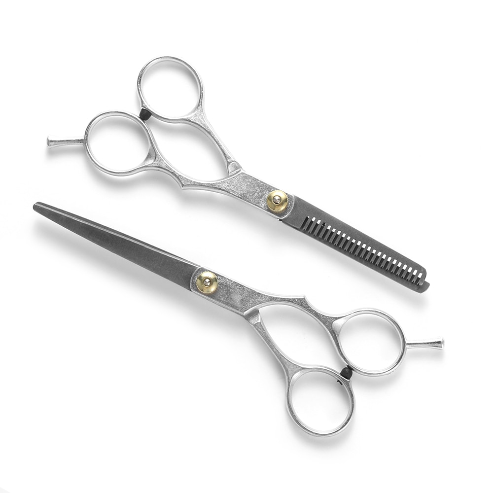1/2pc Salon Barber Hair Cutting Thinning Scissors Shears Hairdressing Set Styling Tool Hair Salon Hairdressing
