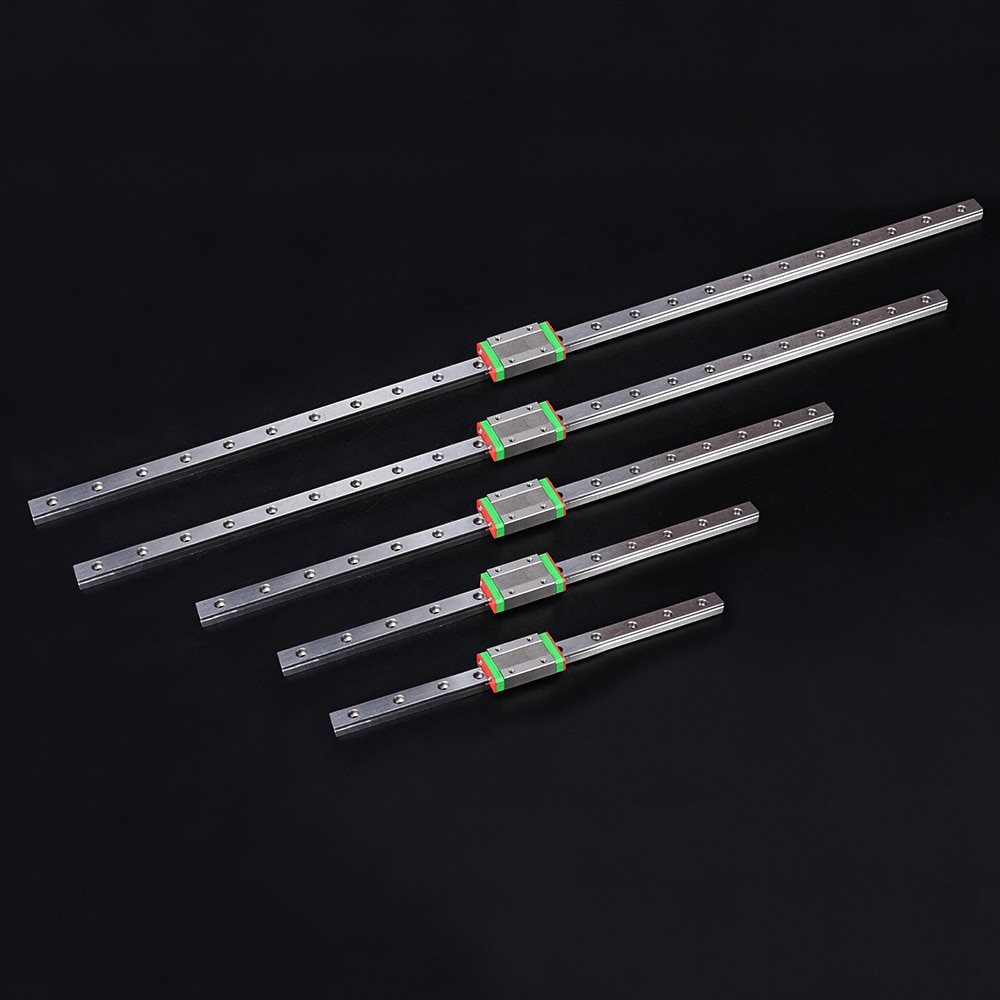 3D Printer Parts Axis Linear Guide Rail 12mm MGN12H 400/450/600/1000/1500mm linear Rail With linear Carriage for Delta printer