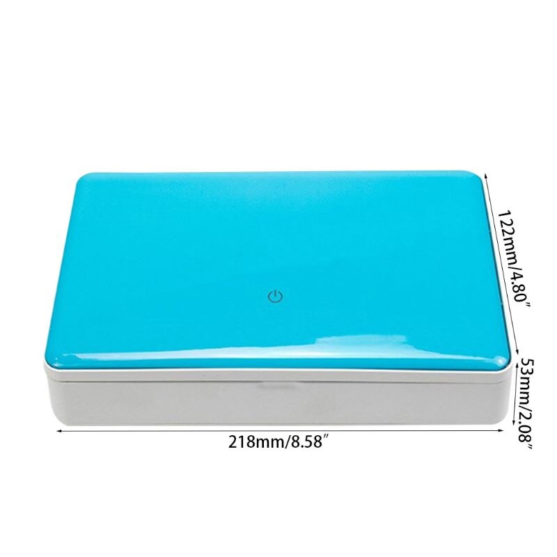 USB UV Sterilizer LED Disinfection Device UV Sterilizer Box Ultraviolet Light Disinfection Box Cleaning Tool for Phone