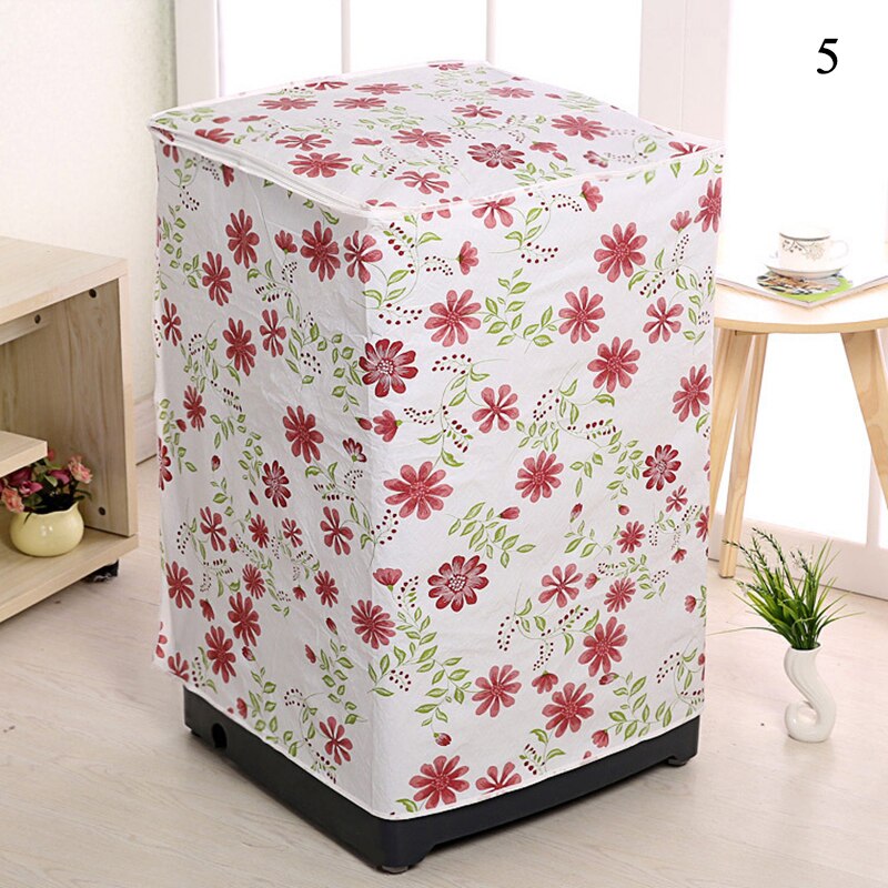 Wash Machine Storage Organizer Dust Covers Washer Lid Appliance Waterproof Protector Coat Case Home Washing Dust-proof cover