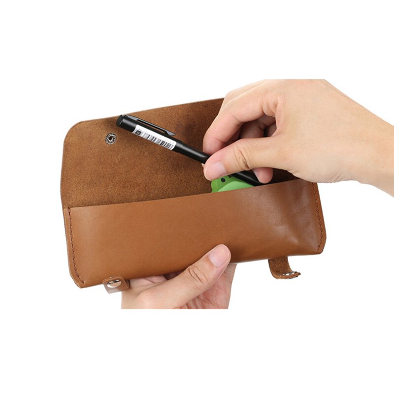 1Set DIY Kraft Paper Template Student Pencil Case Stationery Box Leather Craft Pattern DIY Stencil Sewing Pattern 19*7cm