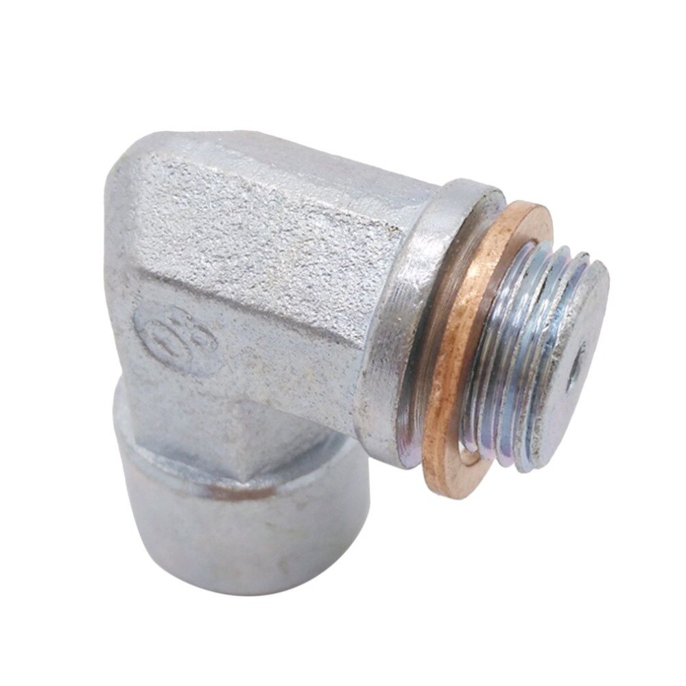 M18X1.5 O2 Oxygen Sensor Angled Extender Spacer 90 Degrees 02 Bung Extension For Decat Hydrogen Easy Installation