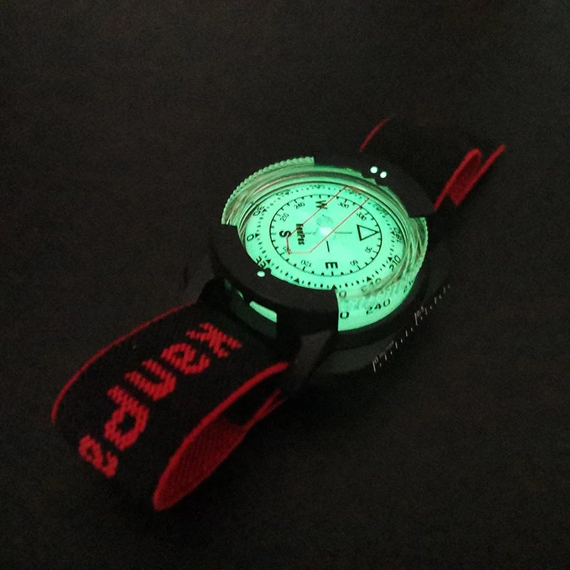 Navigator Digitaal Horloge Outdoor Kompas Professionele 60M/197ft Duikkompas Waterdicht Duikkompas Voor Zwemmen Duiken