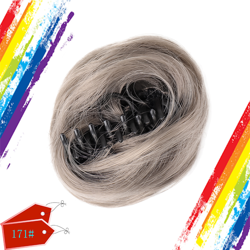 DIANQI synthétique petite pince cheveux Chignon Chignon femmes cheveux chouchou perruques pour femmes fille enfants bandes de cheveux: P4 / 30