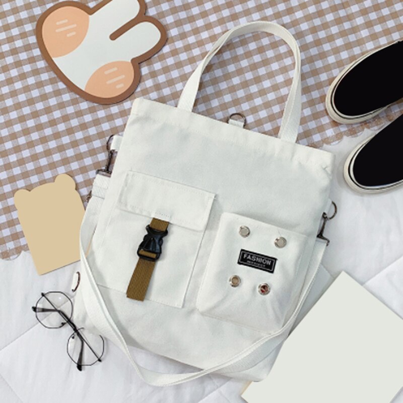 2022 Fashion Classic Simple Messenger Bag donna corea del sud Chic postino Bag Lady Student Canvas Cute Schoolbag