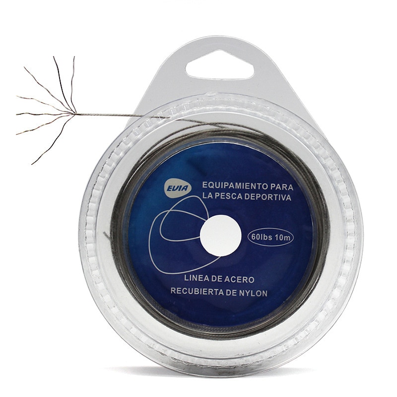 Weihe engins de pêche mer fil de pêche 7 brins tissé 10M longue ceinture emballage indépendant boucle de ceinture ligne de connexion