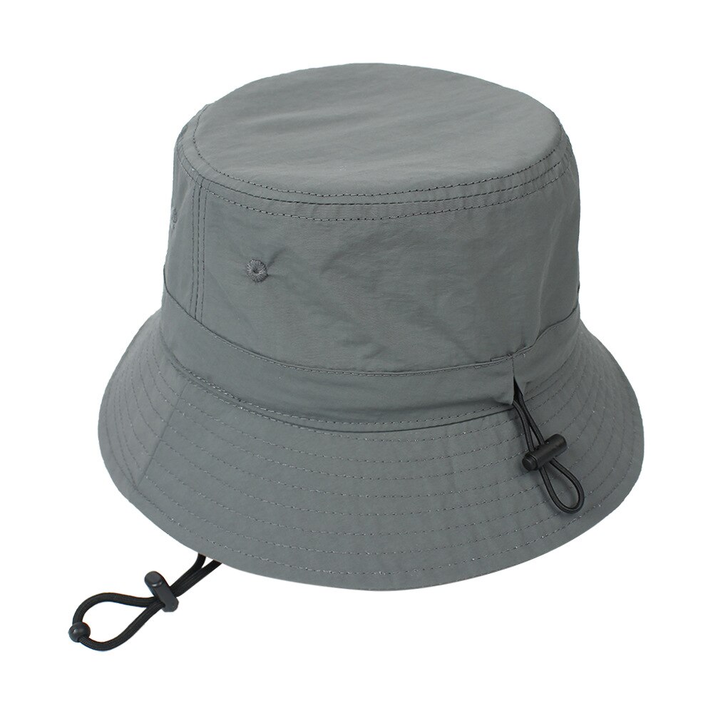 Cappello da sole Anti-UV a visiera larga a tesa larga con corda antivento pieghevole portatile da donna cappello da pescatore estivo cappello da pesca all&#39;aperto: H