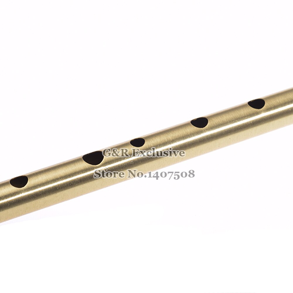 Brass Irish Whistle D key Ireland Flute Feadog Tin whistle Metal Pocket Feadan 6Hole Musical Instrument Traditional Flauta