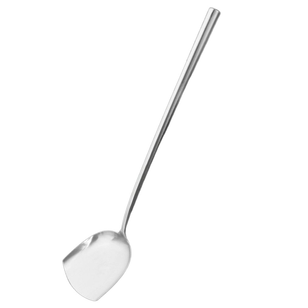 Wok Turner Kitchen Utensil Set Stainless Steel With Handle Spatula For Wok Chinese Wok Utensils Set For Cooking