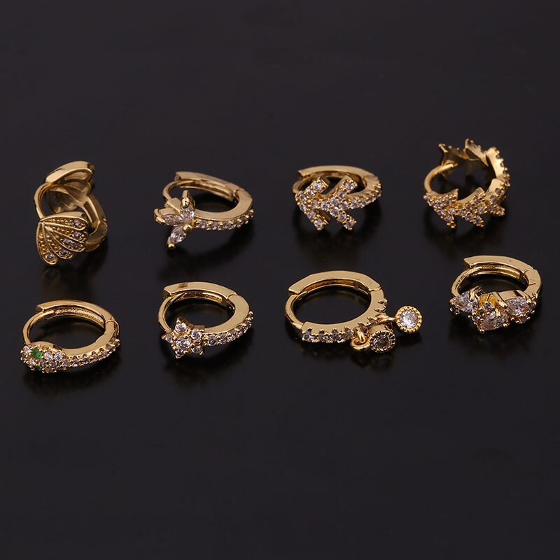 1Pc Stainless Steel Snake Cartilage Earrings Earrings Helix Cartilage Earring Piercing Jewelry Women