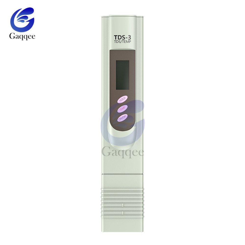 Tragbare Digitale PH-Meter 0,00-14,0 PH Tester TDS & EC-Meter Thermometer 0-9999uns/cm 0-9999ppm 0,1- 80,0 grad 3 in 1 Wasser Monitor: TDS EC Meter