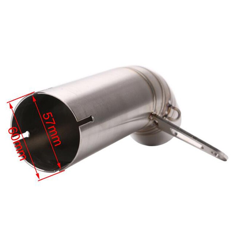 Motorfiets Uitlaat Midden Link Pijp 60Mm Slip-On Voor S1000RR S1000 Rr