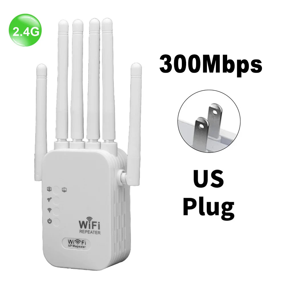 1200 mbps wifi repeater dual band 2,4g 5g wireless signal extender wifi amplifier router long range wi-fi booster for office home: Eu plug