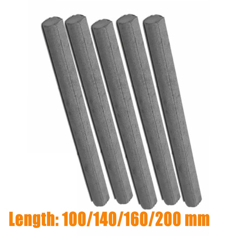 1pc 10X100/140/160/200mm Ferrite Rod Bar Loopstick For Radio Antenna Crystal Aerial transformer Black Mn-Zn Ferrite rod material