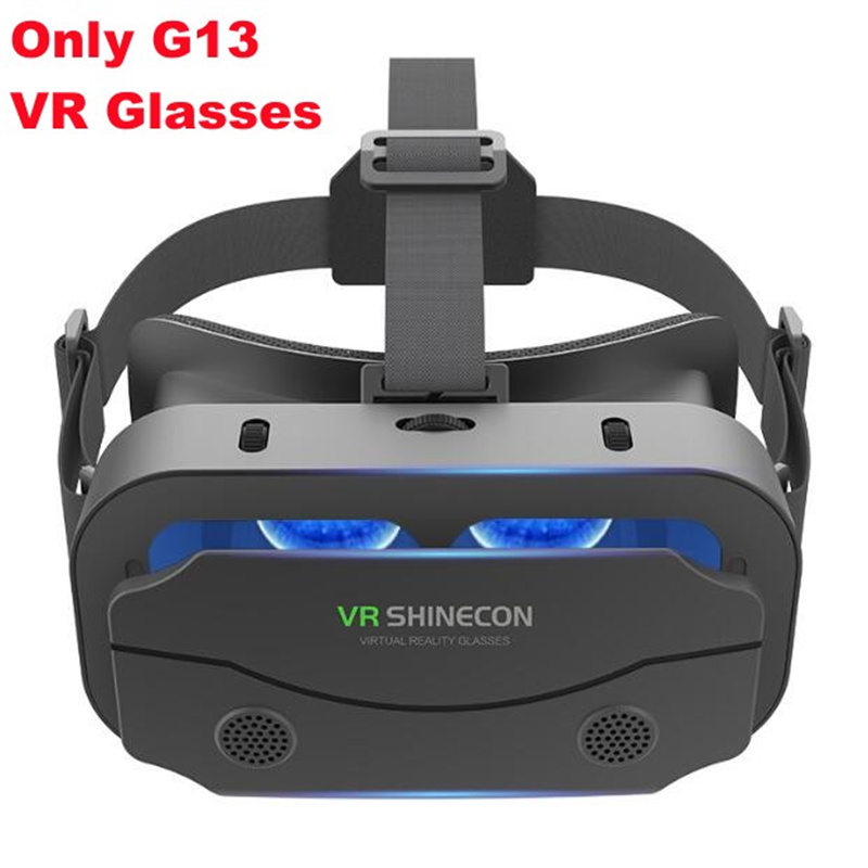 G13 IMAX gigantisch scherm Virtual Reality 3D-bril Google Cardboard Box VR-helm voor 4,7-7 "telefoon, ondersteuning voor gamecontroller-speler: Zilver