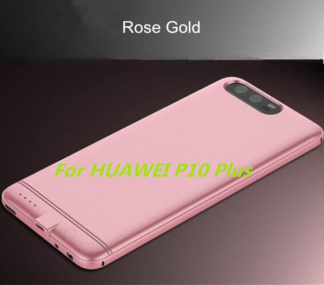 6000mAh Power Bank Cover For Huawei P9/P10 Portable Battery Charger For Huawei P9 Plus Backup Battery Case For Huawei P10 Plus: RoseGold For P10Plus