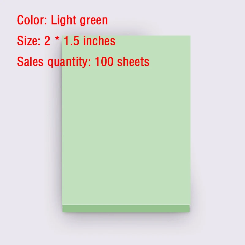 100 Sheets Sticky Notes 1.5x2 Inches Posted Self Sticky Notes Pad Its Planner Memo Stickies Student Office Writing Stationery: Blue