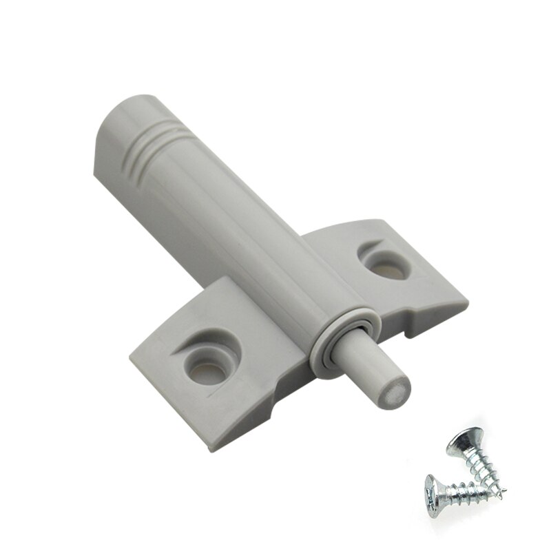 MX 10 Set/LOT cocina armario puerta buffer shutoff, cajón suave shutoff, silencio shutoff, locker damper, con tornillo: Gray