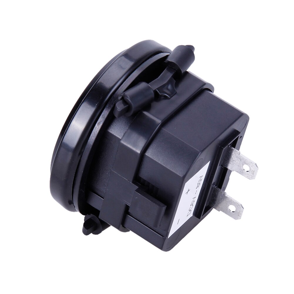 12v 24v 36v Mini Hour Meter Marine Boat Engine 2" Round Waterproof Gauge Car Trucks Mechanical Hour Meter Counter Timer