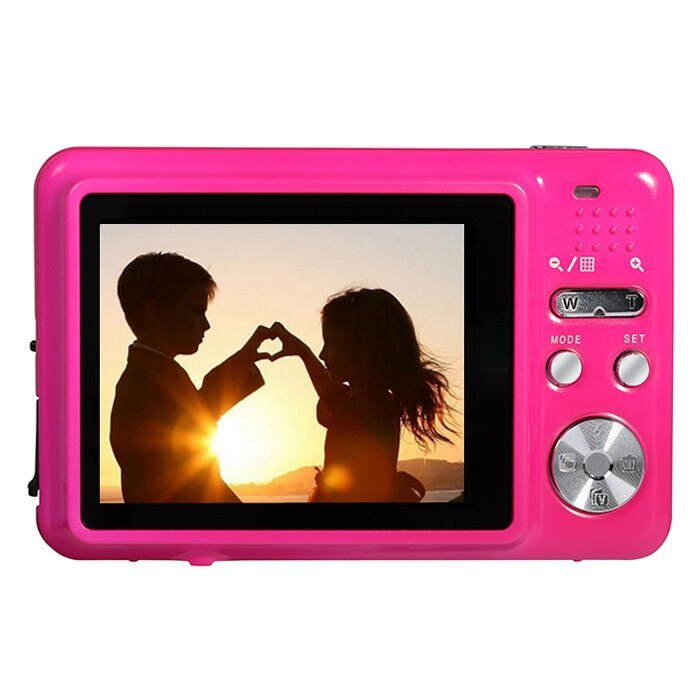 2.7" TFT LCD 720P HD Digital Camera 12MP 5MP CMOS Sensor 4x Digital Zoom Anti-red eye camera With 400mah Battery