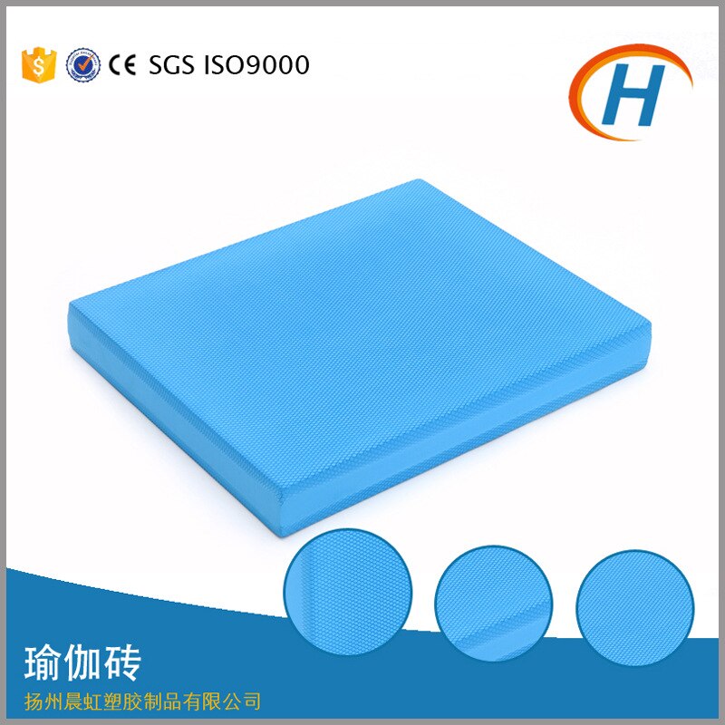 Tpe 40*50*6cm fabrikverkauf grüne balancematte tpe yoga balance weiche pedale rutschfeste fitnessmatte 6cm dick