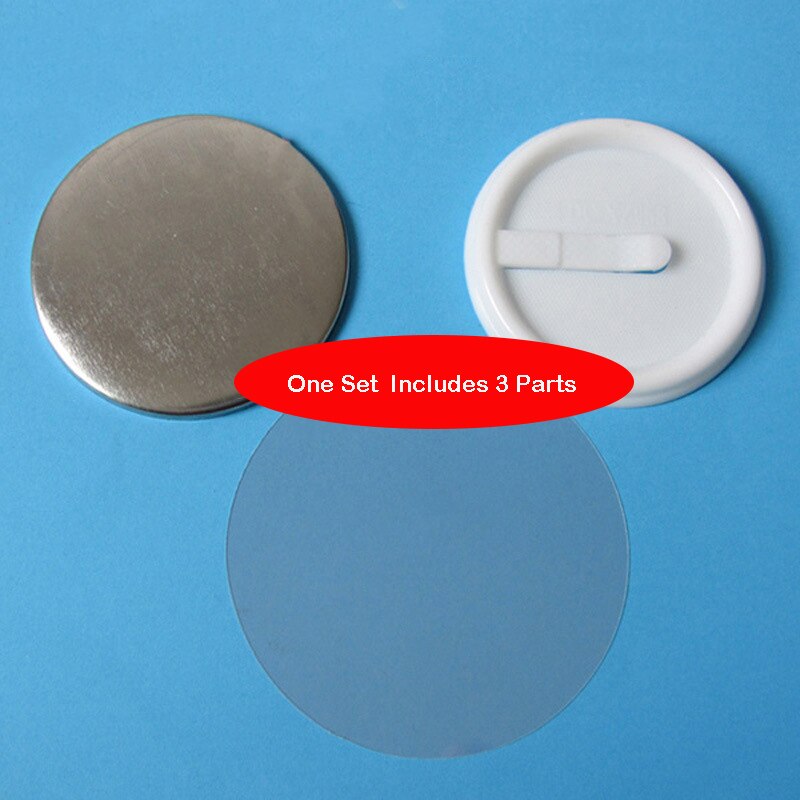 100Sets 44Mm 58Mm Knop Badge Insert Blank Materiaal Voor Knop Badge Maker Maken Diy Knop Badge Leeg materiaal