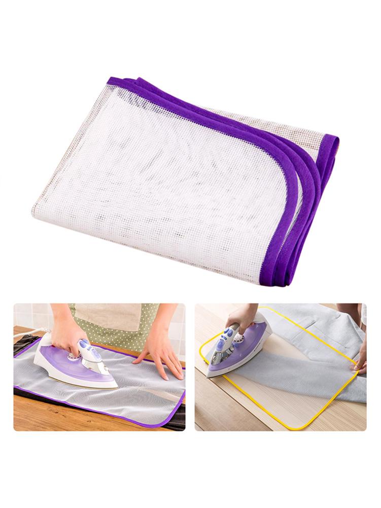 Alfombrilla para tabla de planchar de uso doméstico, alfombrilla para planchar de malla para planchar, protege tu plancha de planchar de Cremalleras y broches