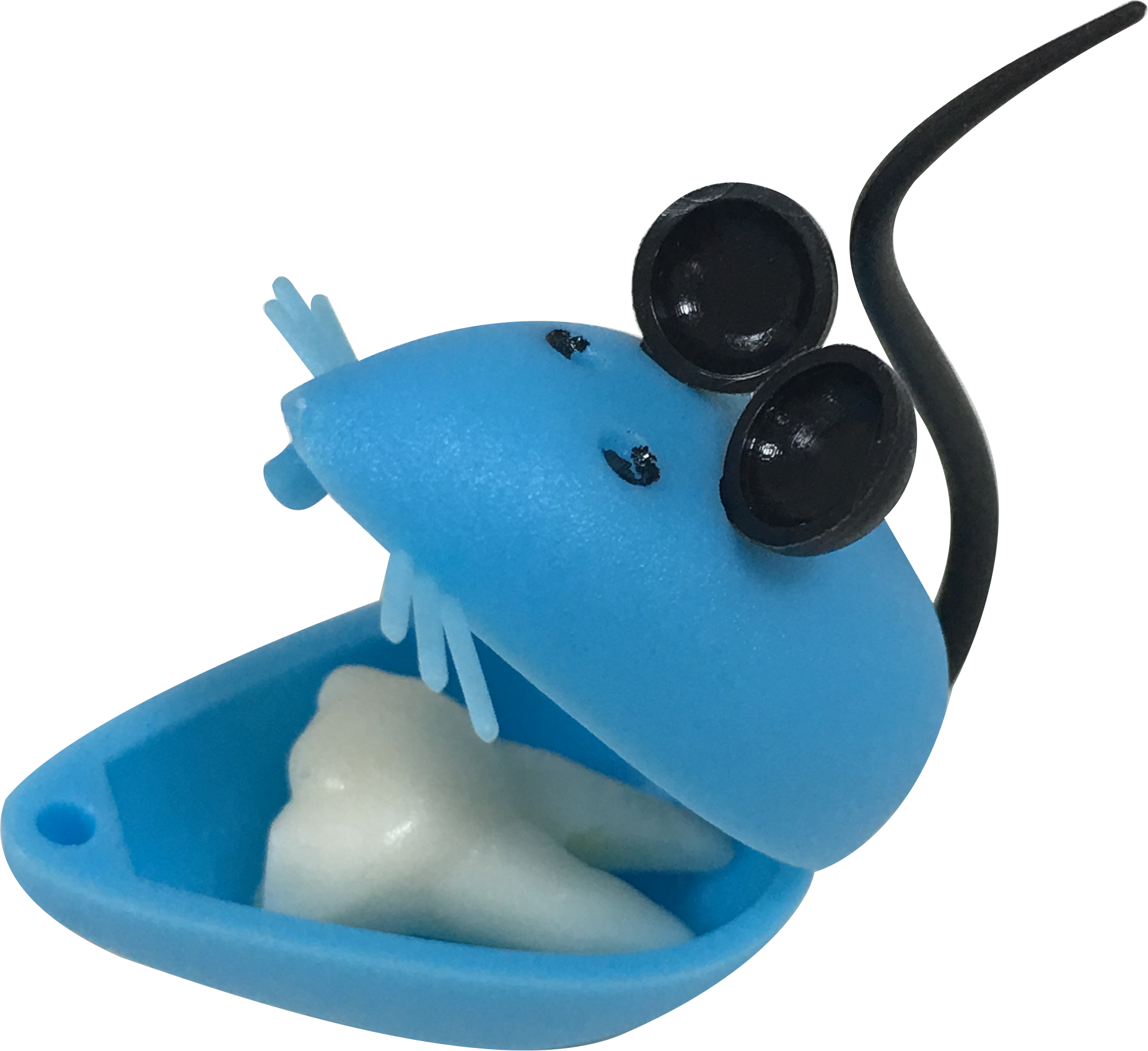 Lovely Mouse Shape Mini Milk Teeth Storage Box Lovely Tooth Fairy Box Child's Tooth Souvenir Save Container Tool Dental