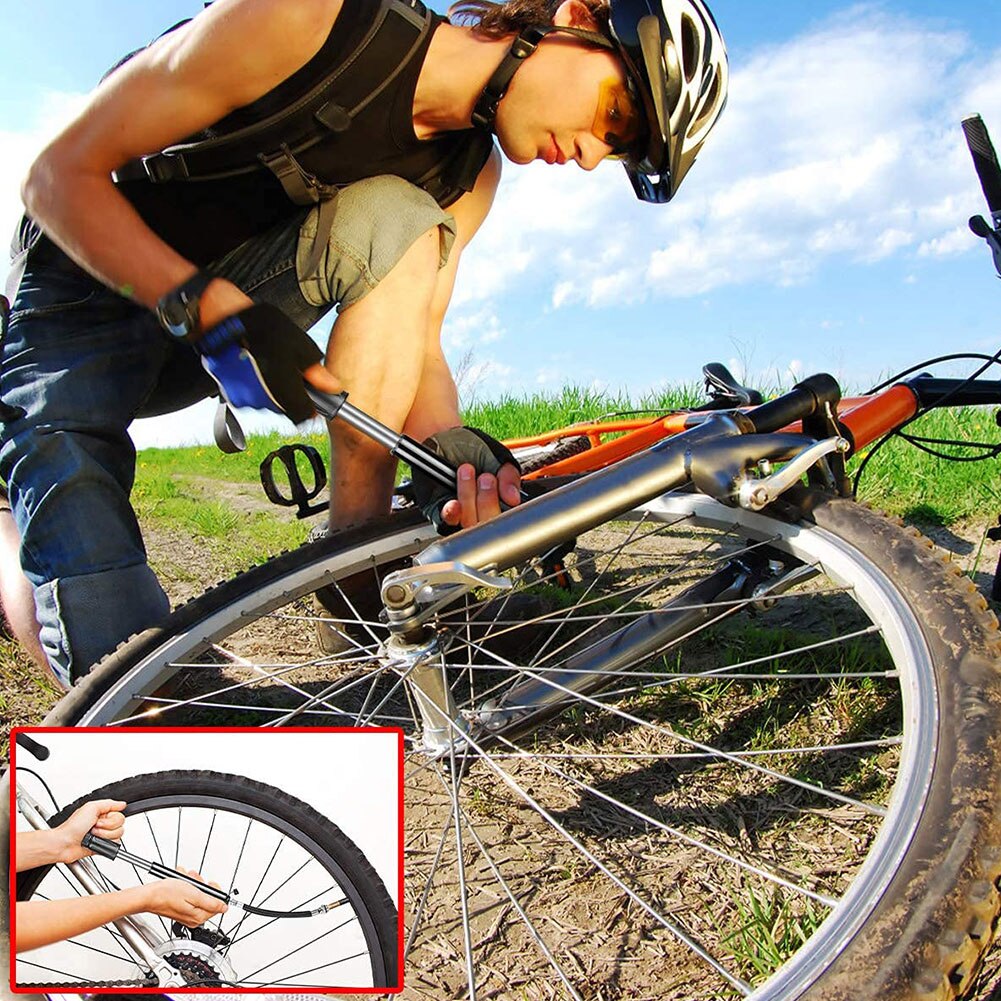 Fahrrad Pumpe Mini Tragbare MTB Rennrad Pumpe Radfahren Inflator Presta Schrader Ventil Schlauch Pumpen Fahrrad Zubehör Wasserdicht