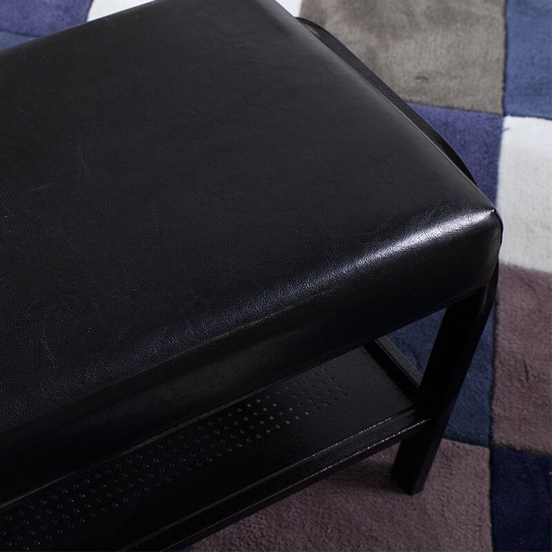 Flur schuh hocker vestibulel Bank lagerung Gestell fuß Rest hocker hocker eisen rahmen PU kissen wohnzimmer möbel