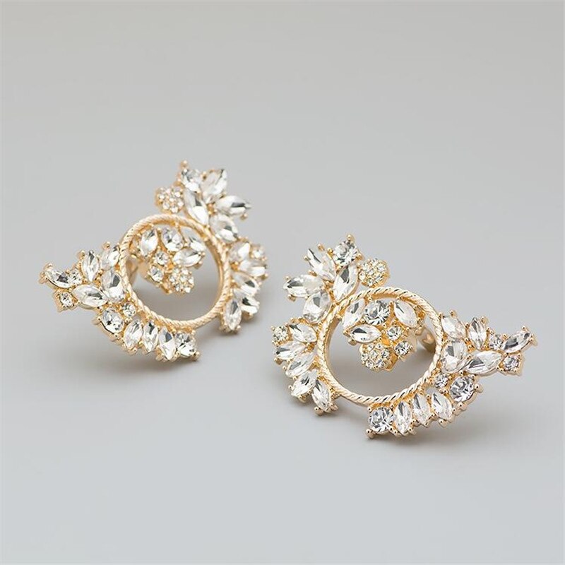 2 stuks schoenbedel met strass-steentjes, bloemgesp, afneembare schoenclips, bruids- en feestdecoratie: Nr . .1