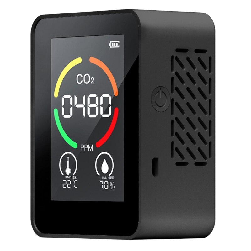 Small CO2 Detectror with Infrared Optical Detection Technology High Precision Accuracy Air Analyzer