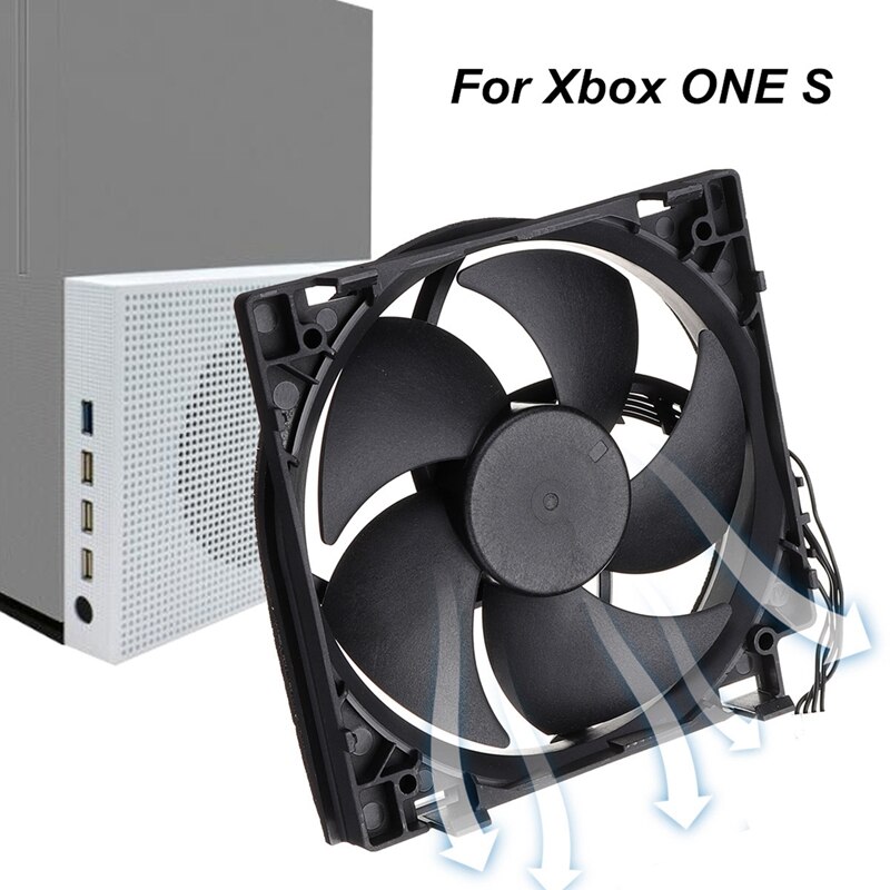 CPU Cooler Fans Replacement Cooler Fan 5 Blades 4 Pin Connector Cooling Fan For Xbox ONE S