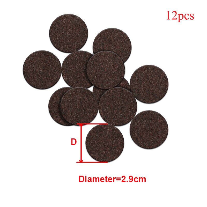 Multifunksjon selvklebende filt bord stolmatter gulvbeskyttere møbler sofa bord stol føtter gulv sklisikker matte klebrig pute: 4