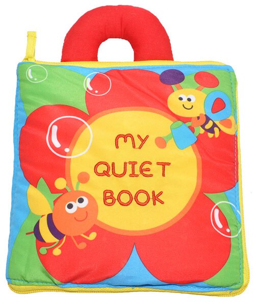 3 patronen voor de vroege cognitieve ontwikkeling van baby's, mijn rustige boek, baby welterusten, stoffen boeken, educatieve activiteitenboeken: Mijn stille boek