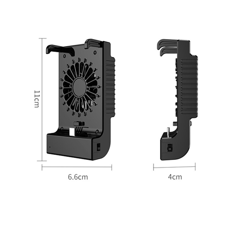 Mute Cooling Fan Dock Cooler with USB-C Charging Port for Nintendo Switch & Switch Lite Game Console