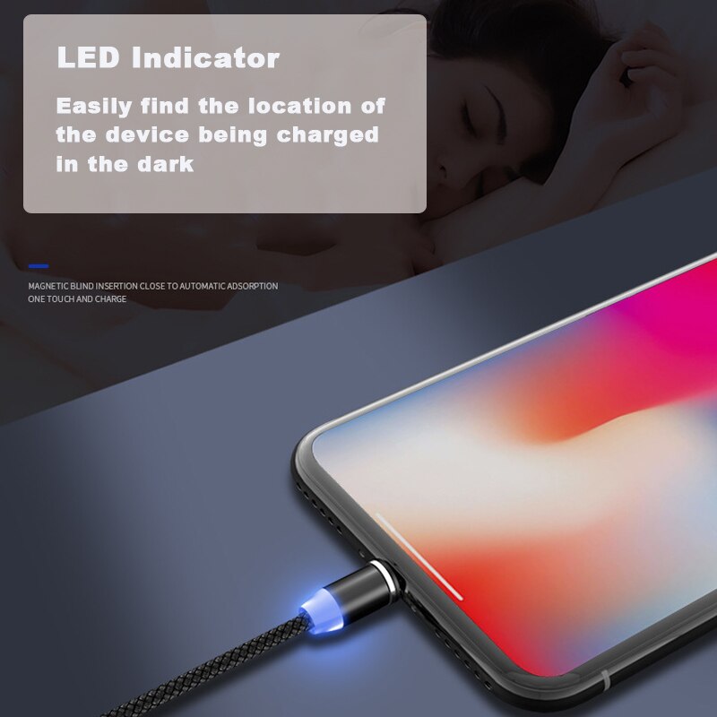 GEMT praktisch ladekabel Anwendbar iOS Android typ-c blind Magnet Magnet praktisch Ladung Taxi köpfe 3 in 1