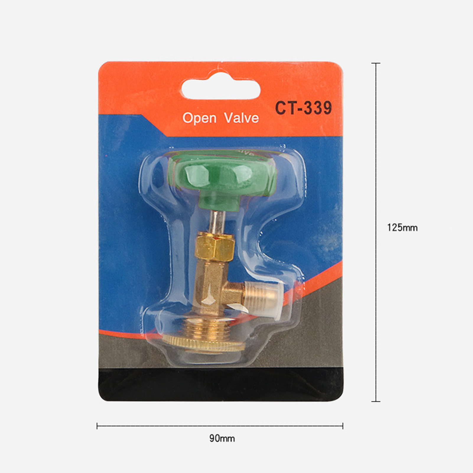 Piercing Valve AC Charge Valve Air Conditioner Refrigerator Open Valve for R12/ R22/ R410/ R600a/R134A 11mm Outer Diameter