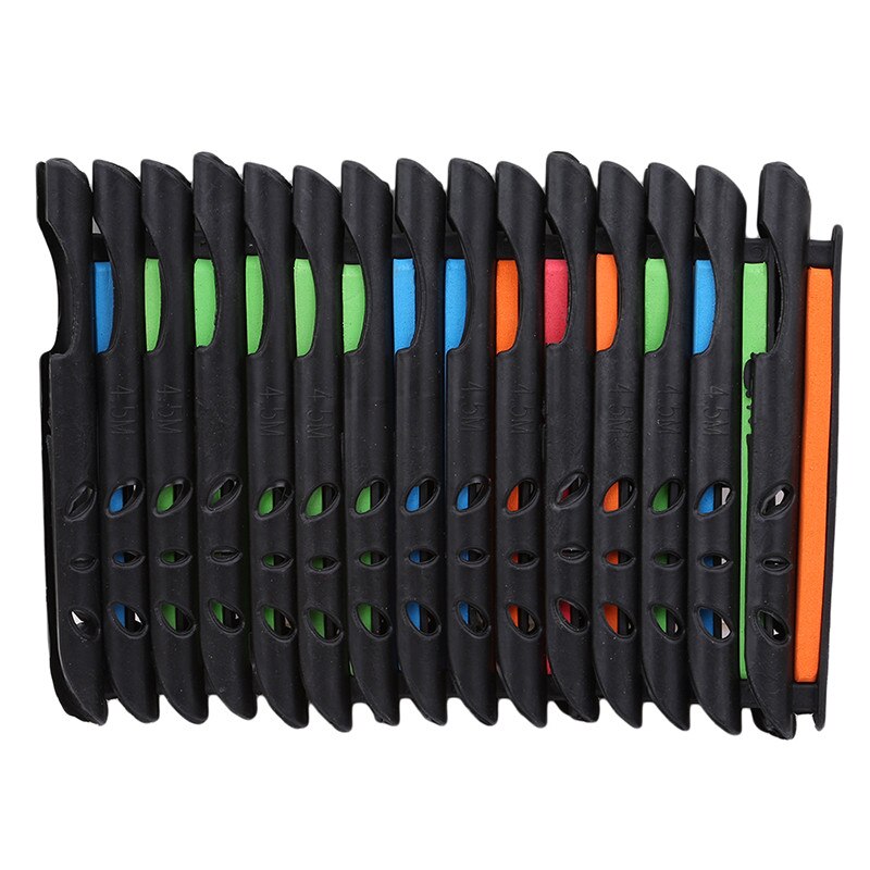 50 unids/set, placa de bobinado para pesca, soporte de línea, caña de pescar, rodillo de línea conveniente, herramientas portátiles para caja de pesca: 4.5M